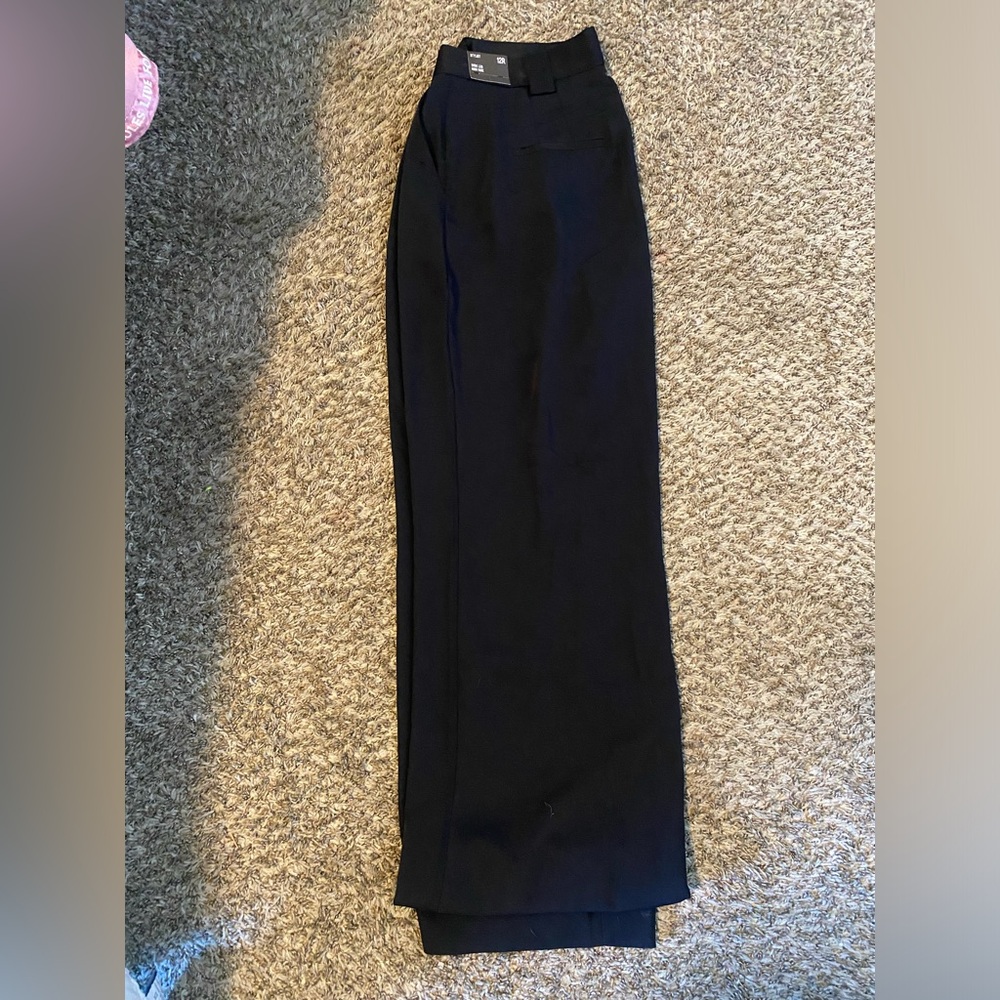 Express Editor Work Pants High Rise Wide Leg